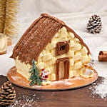 Santa and Snowman Hut Cake 1 Kg