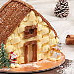 Santa and Snowman Hut Cake 1 Kg