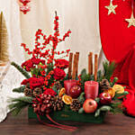 Majestic Christmas Flowers In Premium Tray