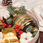 Seasons Greeting Round Box