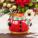 Chocolates and Flowers Reindeer Jar