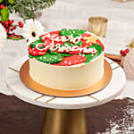 Chocolates and Flowers Reindeer Jar With Marble Cake