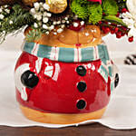 Chocolates and Flowers Reindeer Jar With Marble Cake