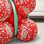 Christmas Red Balloons Gift Wrap