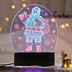 Santa Multicolor Led Lamp