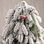Artificial Christmas Plant With Snow
