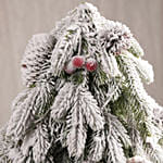 Artificial Christmas Plant With Snow