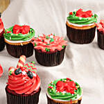 Assorted Cupcakes For Christmas 12 Pcs