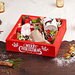 Merry Christmas Red Tray Hamper