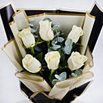 Beautiful White Roses Bouquet