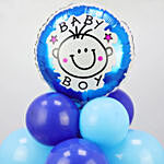 ستاند بالونات أزرق للمولود الجديد صبي