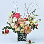 New Year 2023 Wishes Flowers