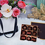 Bag of Roses and Belgian Chocolates