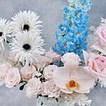 Trio of Flowers Beauty in Premium Vases