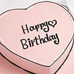 Heart Shaped Vanila Cartoon Cake 12 Portion