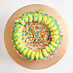 Exquisite Vanilla Rainbow Cake 8 Portion