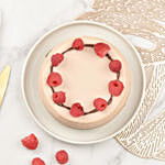 Raspberry Baked Cheese Cake 4 Portion