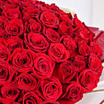 99 Majestic Red Roses