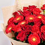 Intimate Red Flowers Bouquet