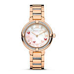 Cerruti Watch and Flowers Combo For Her