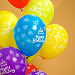 Happy Birthday Helium Balloons