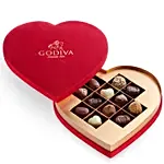 Coeur Gift Box Red 12 Pc By Godiva