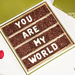 You Are My World Chocolate Box