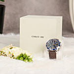 Elegant Watch Cerruti 1881 with Flowers