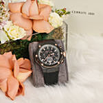 Love Until the End of Time Cerruti 1881 Watch and Flowers