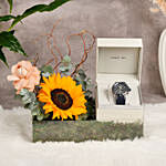 هدايا رجالية - ساعة شيروتي 1881 فاليرتي في بوكس مع دوار الشمس