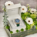 Wishing You Best of Time Cerruti 1881 Watch with Flowers