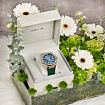 Wishing You Best of Time Cerruti 1881 Watch with Flowers