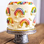 Extravagant Rainbow Cake