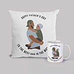 Fathers Day Cushion and Mug Combo