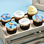 Father's Day Special Vanilla Cup Cakes