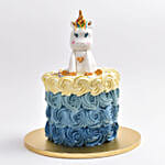 Glittering Horn Wonder Red Velvet Cake