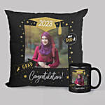 Graduation Memories Mug and Cushion Set   Personalized Gift