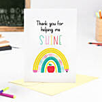 Greeting Card For Teacher