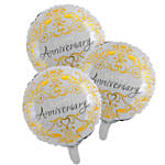 Happy Anniversary Foil Balloons