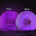 Happy Birthday Luminous Lamp with Engraving 10cm