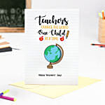 Happy Teachers Day Greeting Card