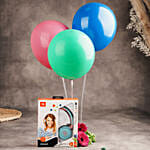 JBL Kids Bluetooth Headphone Gift with Balloons N Flowers