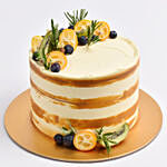 Kumquat Decorated Chocolate Cake