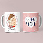 Love You Two Mugs Set