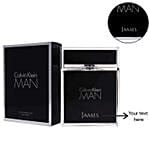عطر رجالي - مان من كالفن كلاين للرجال 100 مل مخصصة بالاسم