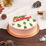 Merry Christmas Happiness Cake 8 Portion