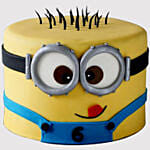 Minion Themed Truffle Cake