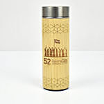 National Day Engraved Bamboo Bottle