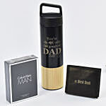 Officially Best Dad Premium Bottle With Perfume And Wallet