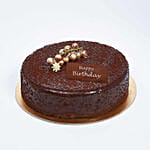 One Kg Dark Chocolate Birthday Cake